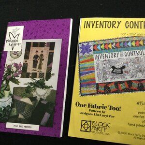 2 patterns & fabric from 'Block Party' and Sandy Gervais